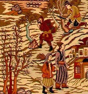 Four Seasons Carpet detail