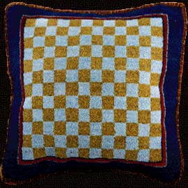 Shatranj cushion cover